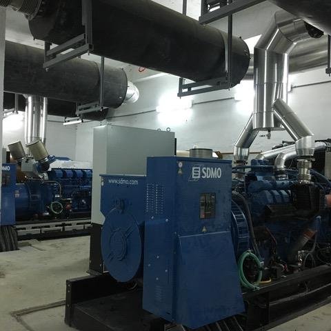 Vue salle des machines MILESA